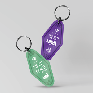 Ultra/Mint Two-Sided Keychain